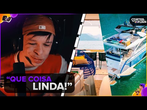 ARUAN REAGE: SUÍTE DE UM DOS MAIORES E MAIS LUXUOSOS IATES DO BRASIL - INTERMARINE 24M (NÁUTICA)