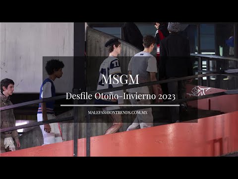 MSGM Fall-Winter 2023 Runway Show at Milan Fashion Week