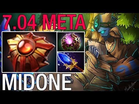 MidOne [Treant] Solar Crest & Moon Shard Build Dota 2 7.04 Meta