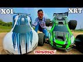 RC Traxxas XO1 Vs Traxxas Speed King XRT Monster Car Fight Chatpat Toy Tv