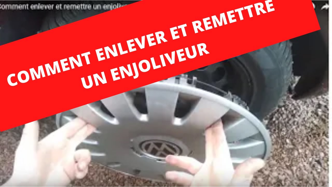 🚗 Comment enlever et remettre un enjoliveur / How to remove and replace a hubcap