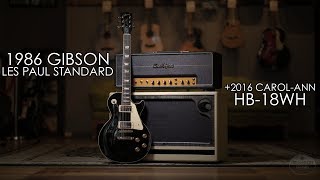Video thumbnail for "Pick of the Day" - 1986 Gibson Les Paul Standard and 2016 Carol-Ann HB-18WH by Emerald City Guitars