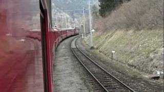 preview picture of video 'A Ride on the Albula Railway Line'