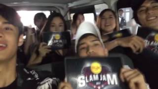 MYX VJs Robi, Donny, Sharlene, AI etc on the way to MYX SLAM JAM 2017!