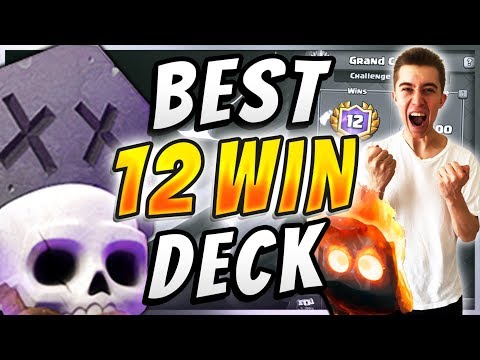 THIS DECK DOESN'T LOSE! 12 WIN GRAVEYARD FURNACE DECK  — Clash Royale