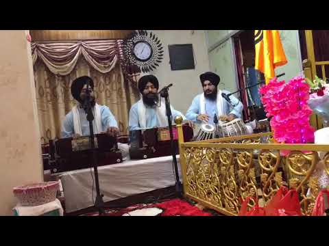 Bhai teerath Singh bandi chor gawaliar hjuri ragi jatha shabad Simar mnaa chitare
