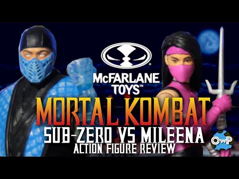 SUB-ZERO vs MILEENA McFarlane Toys Mortal Kombat Klassic Action Figure Review