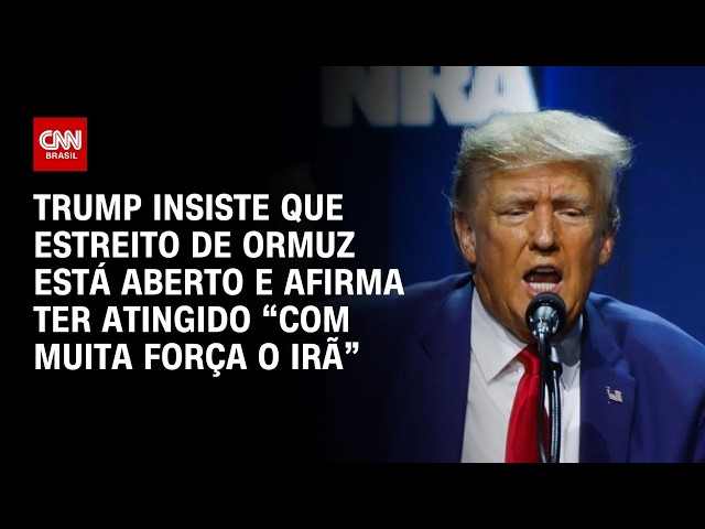 Trump diz que EUA atingiram Irã "com muita força" durante a noite | AGORA CNN
