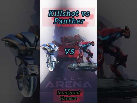 Killshot vs Panther Comparison short 🔥#short#viral #viral#MechArenaLore