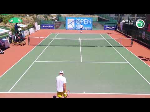 Match point de Nuno Borges frente a Fred Gil nos quartos de final do Open de São Domingos 2017