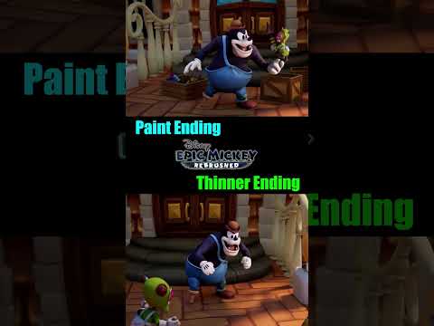 Paint and Thinner Endings | Epic Mickey: Rebrushed
