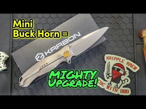 This Mini Buck Horn Might Be BETTER Than the Original! Karbon Knives Review