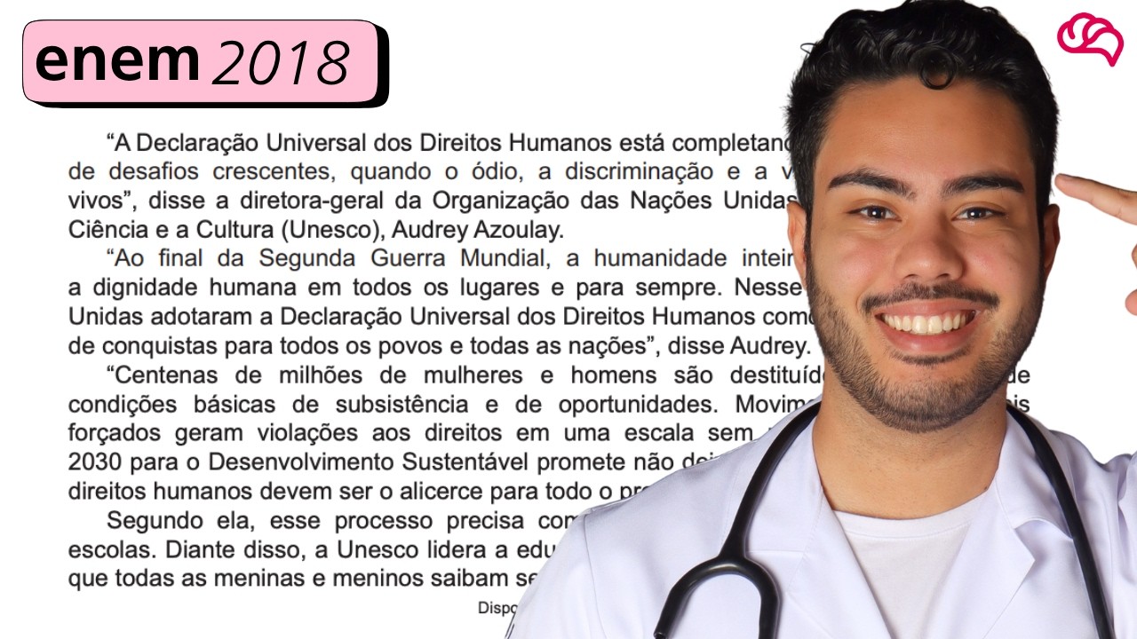 Resolução em Vídeo — Questão 6 ENEM 2018