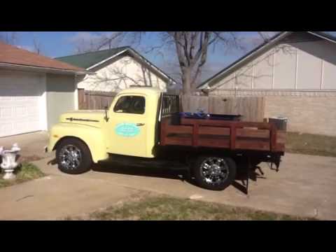 1952 Ford F3 One ton flatbed with stock drivetrain