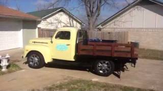 1952 Ford F3 One ton flatbed with stock drivetrain