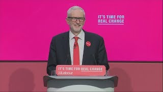 Jeremy Corbyn launches Labour Party Manifesto