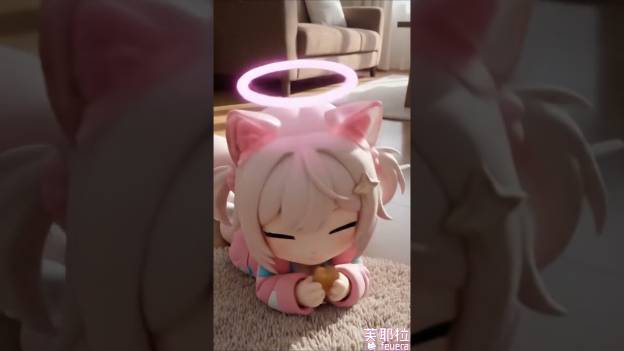 GIVE THIS CUTE AI ANGEL FEUERA A COOKIE🍪  #feuera #AI