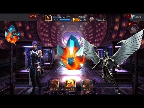 50x Premium Hero Crystals - Archangel & Psylocke Search - Marvel Contest of Champions