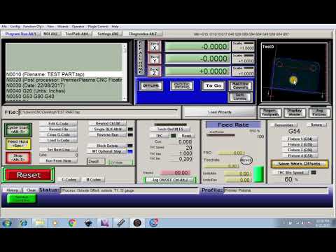 using mach3 Premier Plasma CNC