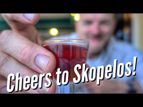 CHEERS TO SKOPELOS - the blue and green island