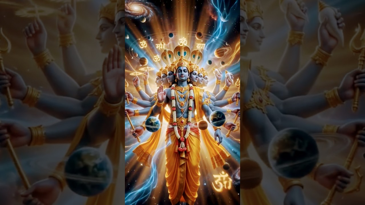 🙏 भगवान विष्णु का विराट रूप देखकर मन शांत हो जाएगा ❤️ Jai Shree Vishnu #shorts #godvishnu #thehindu