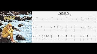 Wes Montgomery - Without you (chord melody and solo transcription tab)