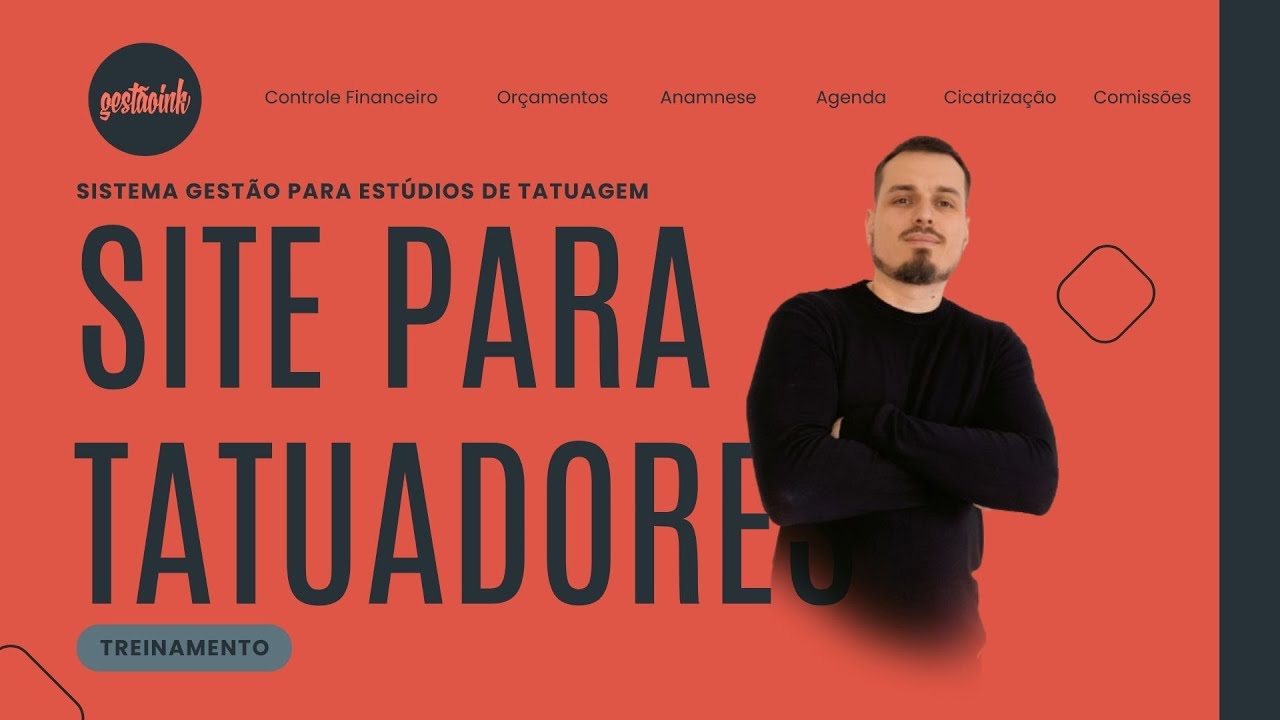 Site para tatuadores e estúdios de tatuagem