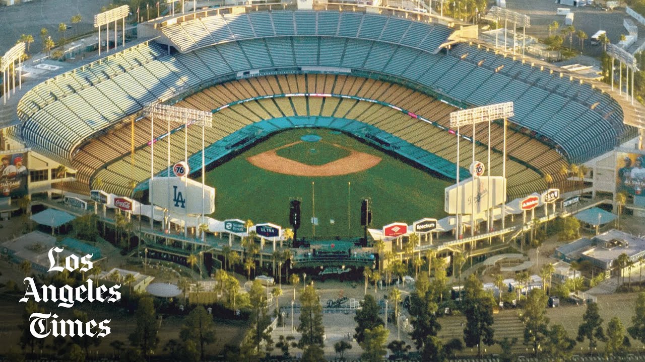 Why does Dodger Stadium have yellow seats?