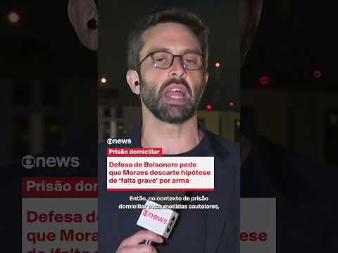 Defesa de Bolsonaro pede que Moraes descarte hipótese de ‘falta grave’ por arma