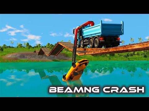 Cars vs Broken Bridge | BeamNG.drive | 😱 BEST Compilation 2