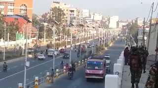 preview picture of video 'SAARC Summit 2014 Kathmandu Road Preparation'