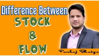 preview picture of video 'Difference between Stock and flow macroecononics class 12'