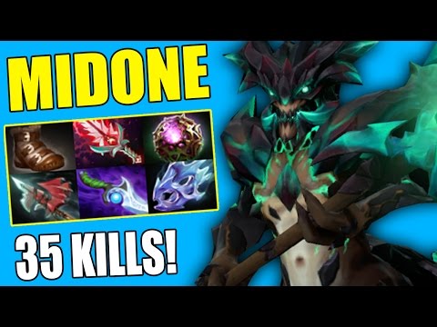 MidOne Dota 2 Outworld Devourer - 35 KILLS!!! vol.23