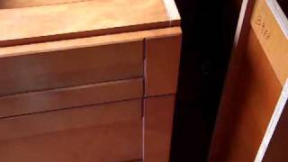 preview picture of video 'Mission Style Shaker Cognac Kitchen Cabinets - Hurley NY'