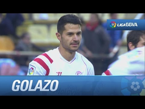 Golazo de volea de Vitolo (0-2) en el Villarreal CF - Sevilla FC
