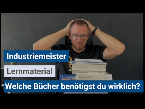 Industrial Master (IHK) - AMAZING, you do / DON'T need these materials!!!!