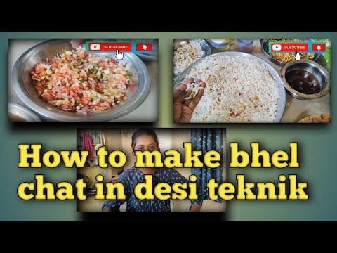how to make bhel chaat at home