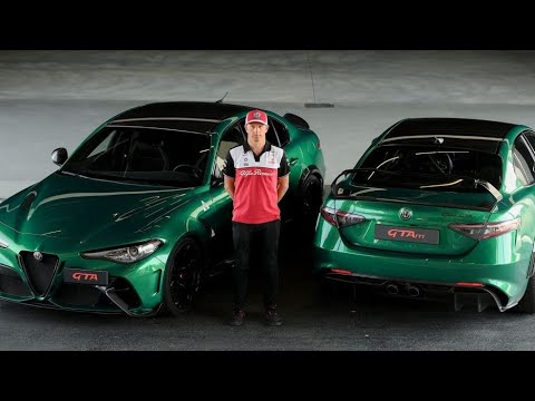 Kimi Räikkönen Alfa Romeo Giulia GTA Test Drive