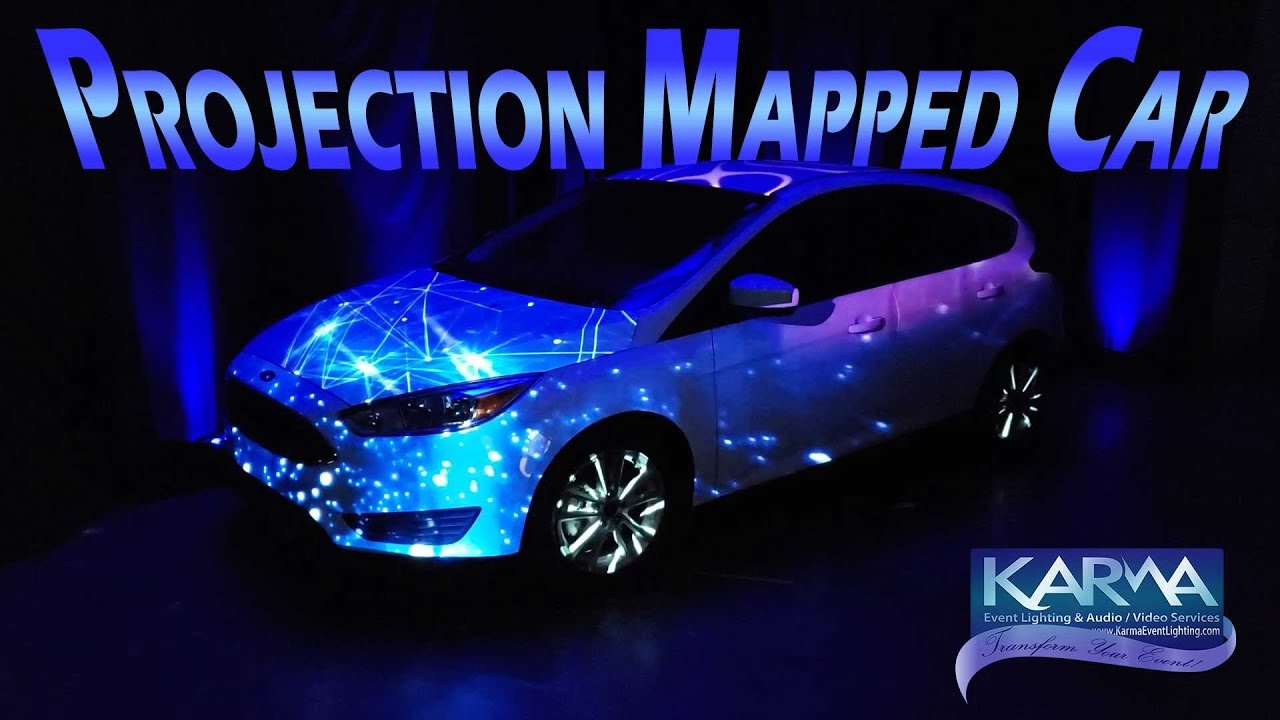 Projection Mapping a Car with Lightform Karma Event Lighting