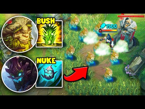 We created the "BUSH OF DEATH" and Maokai Saplings are Empowered (THIS IS OP)