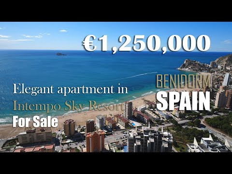 Elegant apartment in Intempo Sky Resort, Benidorm, Spain | Apartments in Spain, Poniente Beach