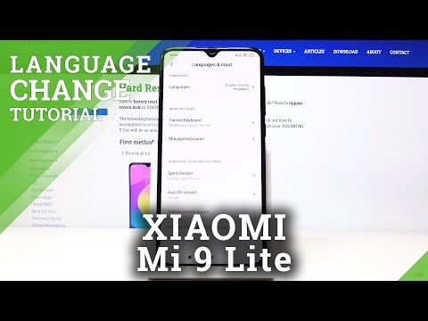 How to Change Language in XIAOMI Mi 9 Lite – Language Settings