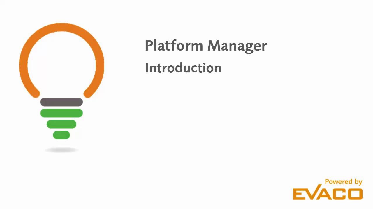 The Platform Manager - Developer role (short version)