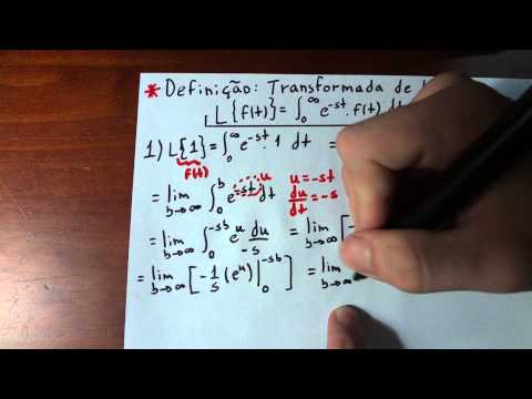 Exemplo 1: Transformada de Laplace por Definição.