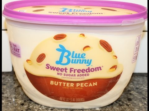 Blue Bunny Sweet Freedom No Sugar Ice Cream: Butter...