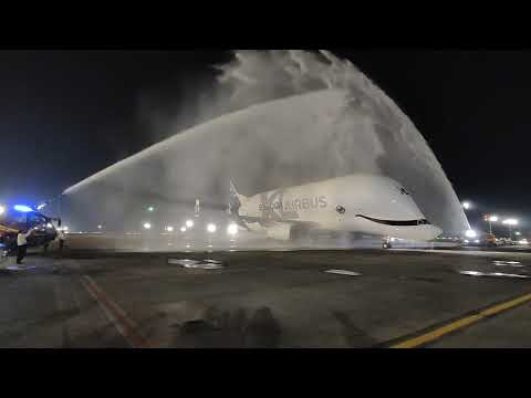 BELUGA XL AT KOLKATA AIRPORT.