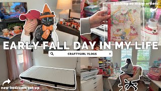 Craft Room Work, Fall Haul & Bedroom Refresh 🛏️ | Junk Journal Finds