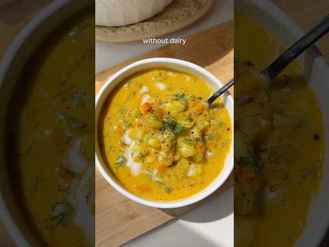 dill pickle soup 🍜 #recipe #plantbased