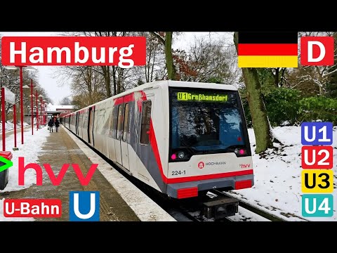 🇩🇪 HAMBURG METRO 2023 | U-Bahn Hamburg【4K】