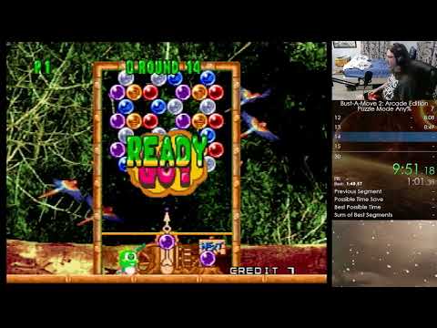 Bust-a-Move 2: Arcade Edition - Puzzle Mode (Any%) in 34:19